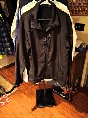 English Laundry Black Men's Jacket with Logo Label Bin 1